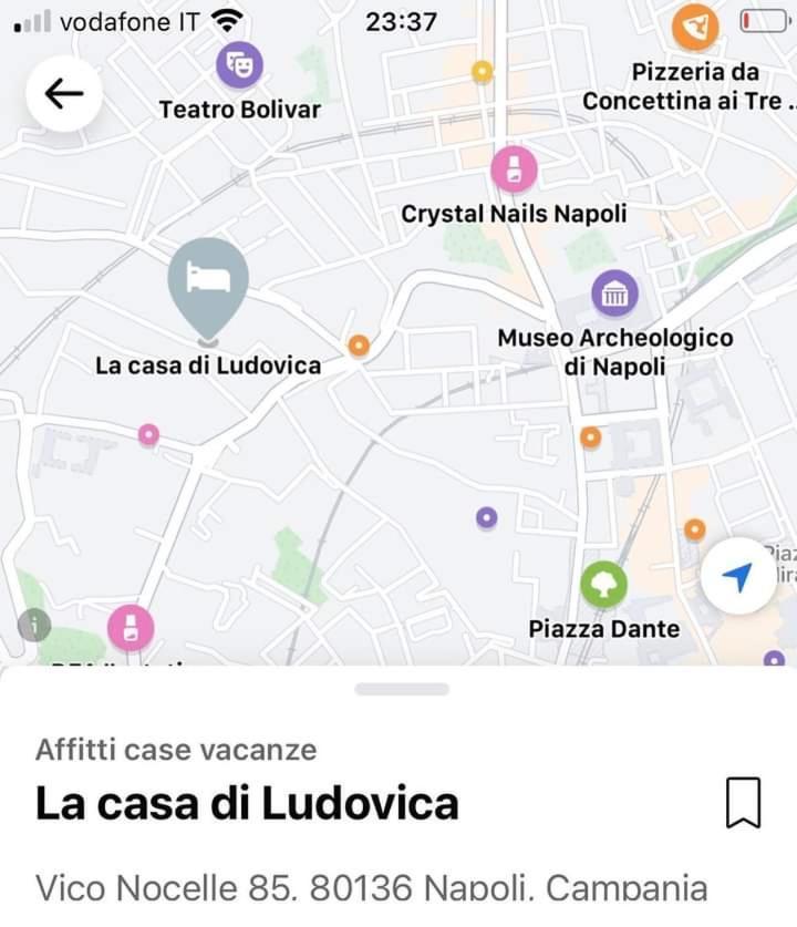 Apartamento La Casa Di Ludovica Nápoles Exterior foto